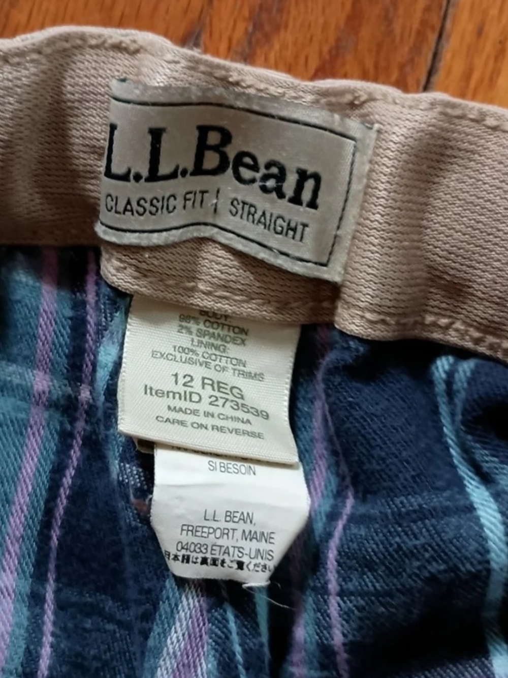 L.L. Bean Classic Pants